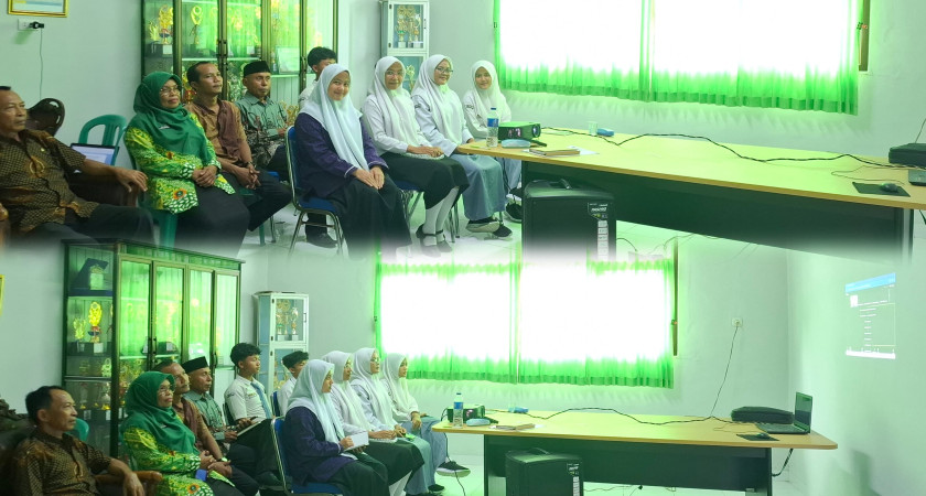 Perwakilan OSIS MAN 1 Lampung Selatan Mengikuti Zoom dalam Rangka Indonesia OSIS Leadership Camp 2025