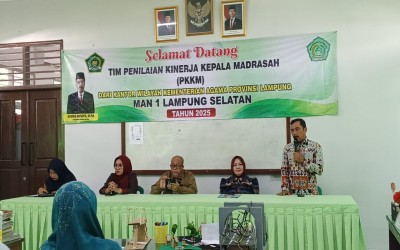 Pembukaan Penilaian Kinerja Kepala Madrasah MAN 1 Lampung Selatan Digelar di Ruang Guru