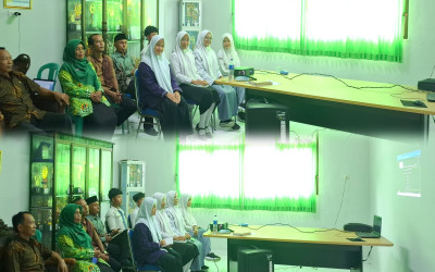 Perwakilan OSIS MAN 1 Lampung Selatan Mengikuti Zoom dalam Rangka Indonesia OSIS Leadership Camp 2025