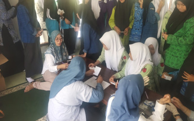 Siswa MAN 1 Lampung Selatan Terima Layanan Kesehatan dari UPTD Puskesmas Way Urang
